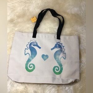 NWT shopping tote sea horse lover’s handmade